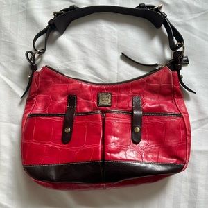 Red dooney and bourke shoulder bag